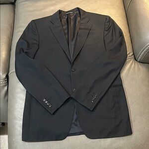 Canali Vintage Italian Classic Black Men's Blazer, EUC. 100% wool. Size 34R